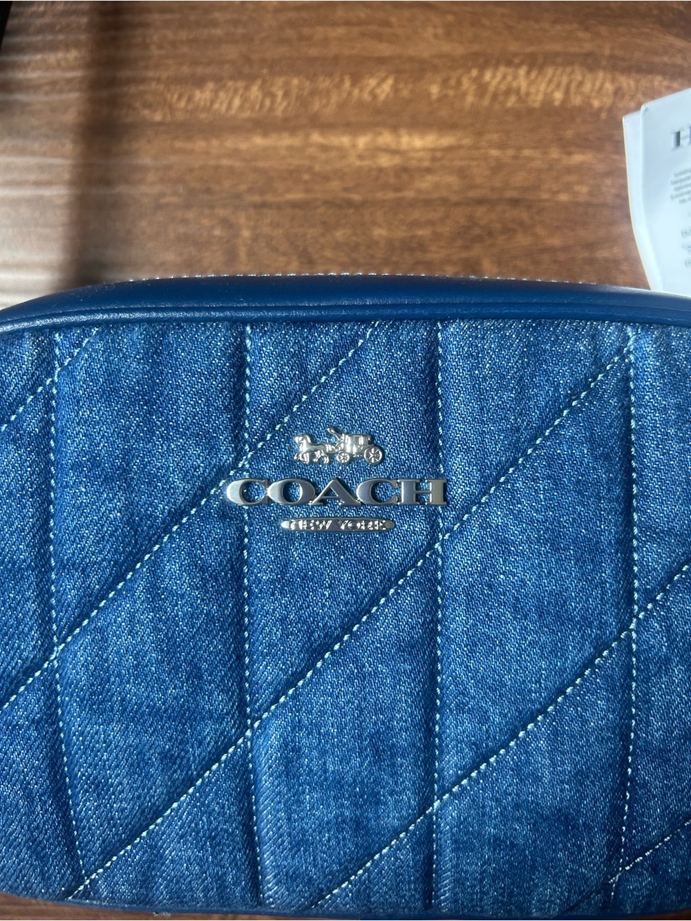 Coach Mini Jamie Camera Bag in Quilted Denim - Picture 8 of 13